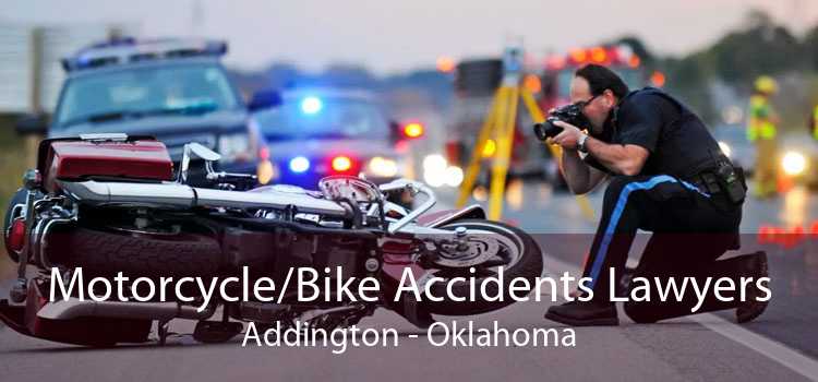Motorcycle/Bike Accidents Lawyers Addington - Oklahoma